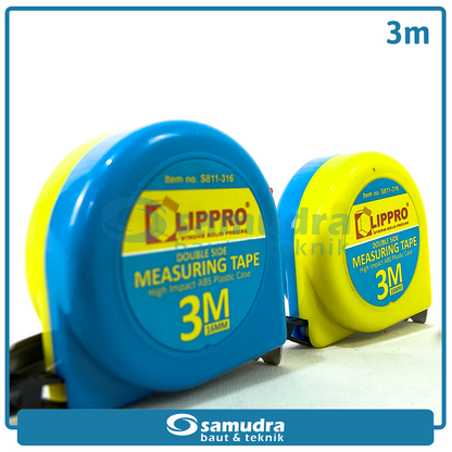 LIPPRO S811-316 Meteran 3 meter Body Plastik
