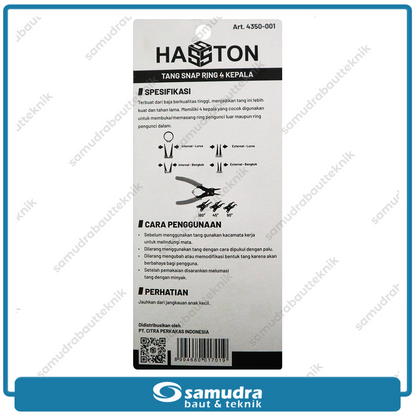 HASSTON 4350-001 Tang Snap Ring 4 in 1