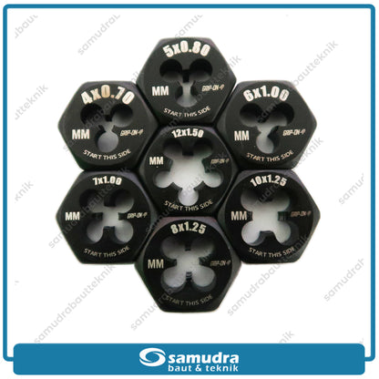 GRIPON 86-001 Tap and Dies Set Heavy Duty 19 Pcs