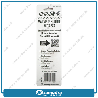 GRIPON 19-112CE Treker Pasang Bosh Klep Set 3 pcs / Valve Pin Tool