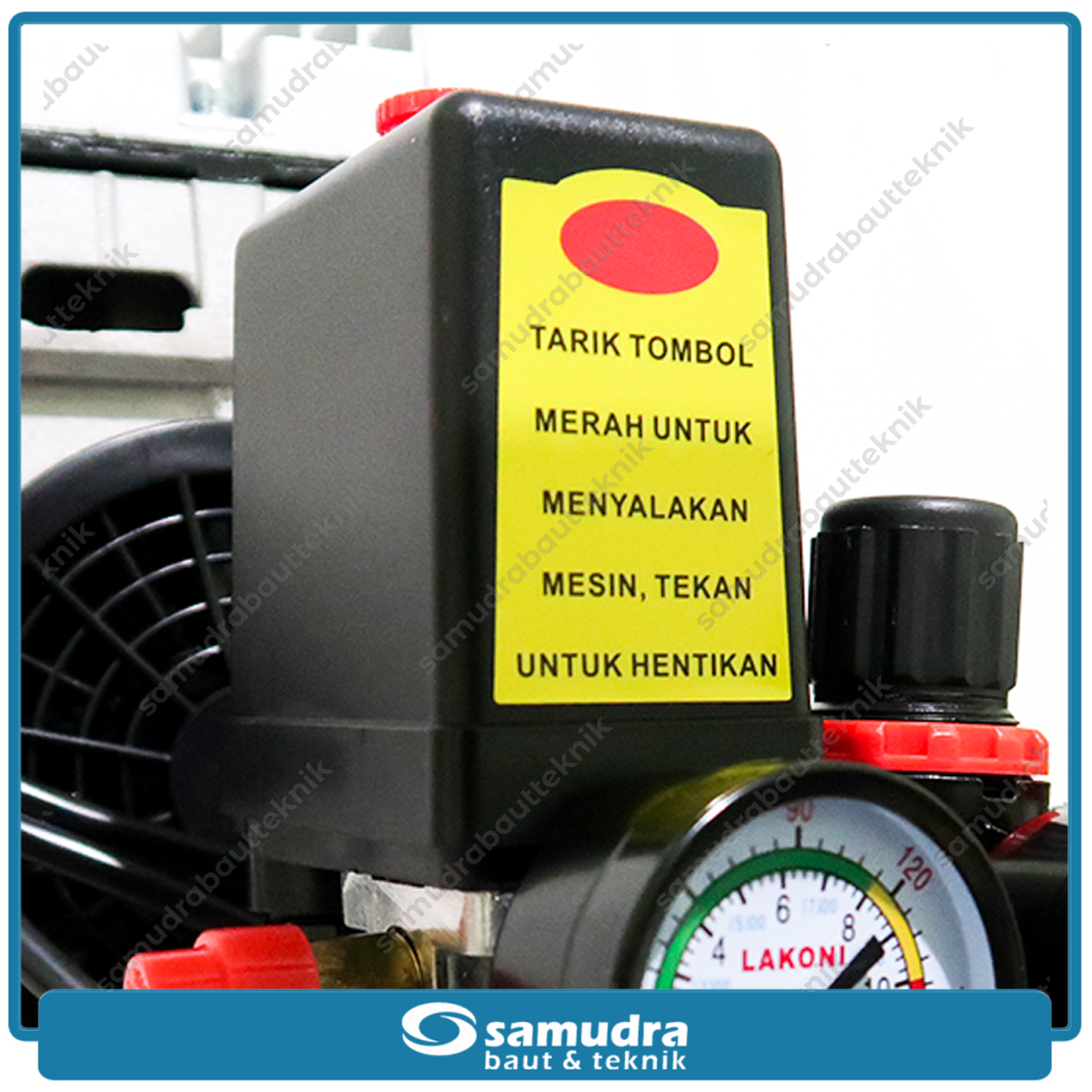 LAKONI FRESCO-130X Mesin Kompresor Listrik Oilless 1 HP 30 Liter