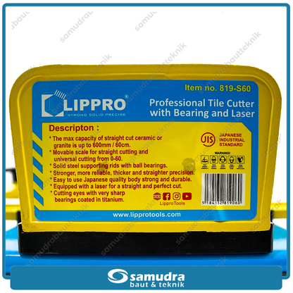 LIPPRO 819-S60 Meja Potong Keramik Manual Laser 60 cm