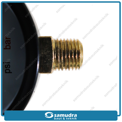 MOLLAR PGY63 Alat Ukur Tekanan Angin Lonceng 10 bar / Pressure Gauge