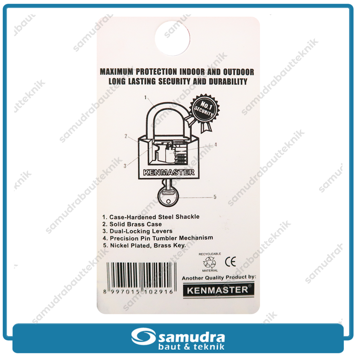 KENMASTER KM-115 Gembok Iron 20 mm Short GMBK-099