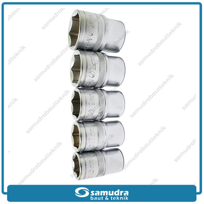 LIPPRO 3336MB Kunci Sock Set 12 pcs 6PT 10-24 mm