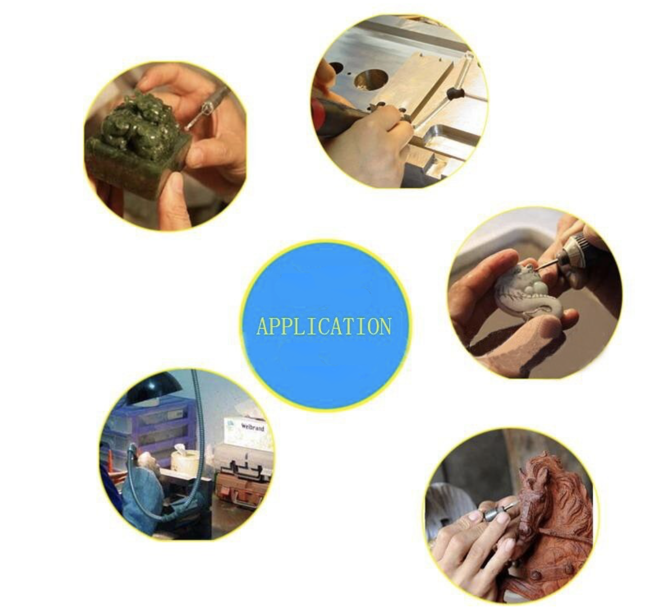 IKURA IKR-DMP201 Diamond Mounted Point 30 pcs