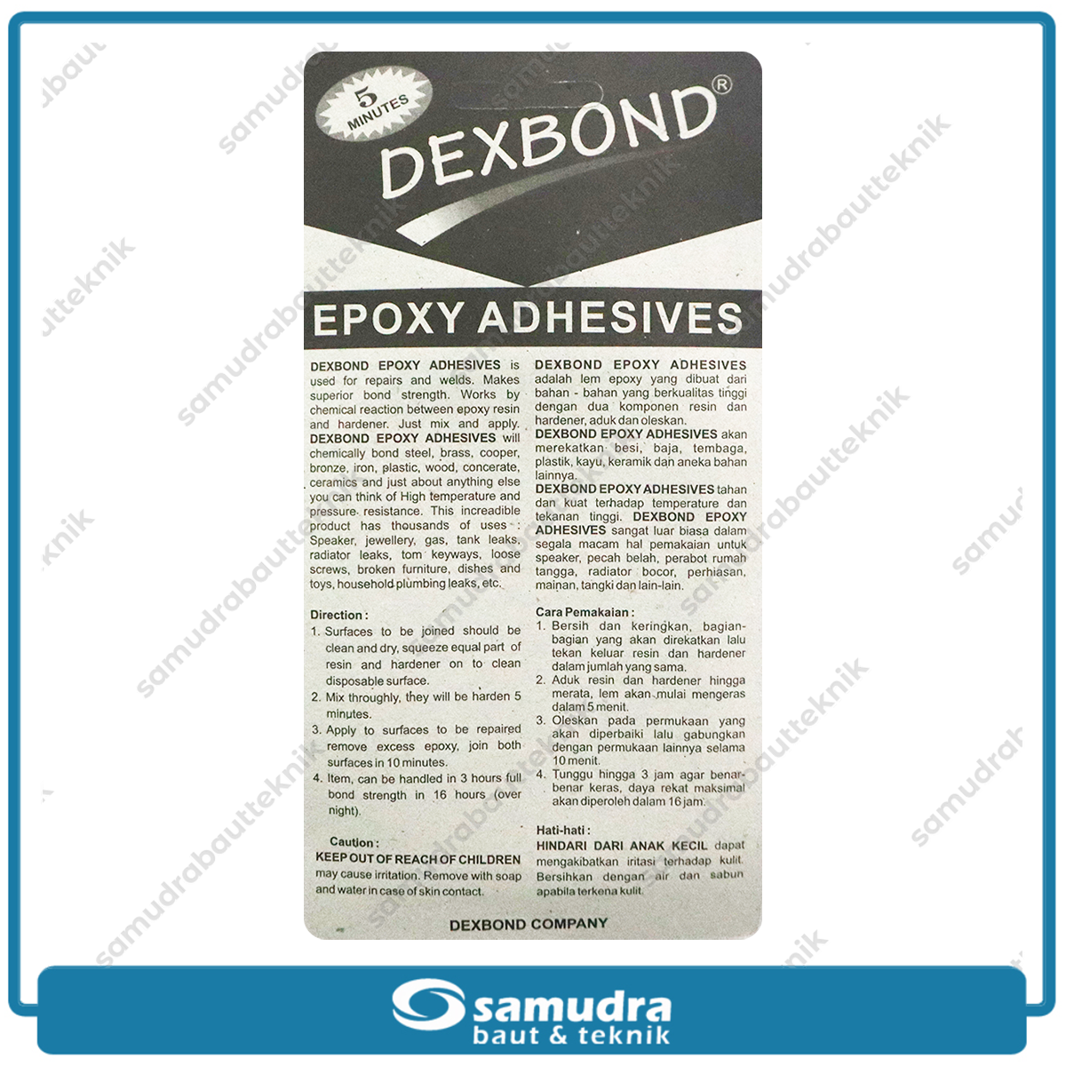 DEXBOND Lem Epoxy Besi 5 Menit