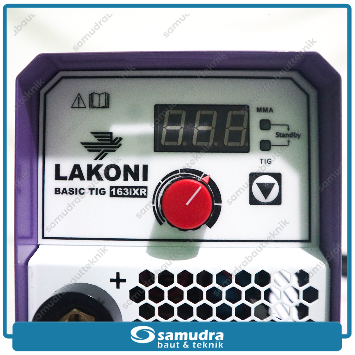 LAKONI BASIC-TIG-163iXR Mesin Las Listrik 120A 1 Phase Argon IGBT 450 Watt