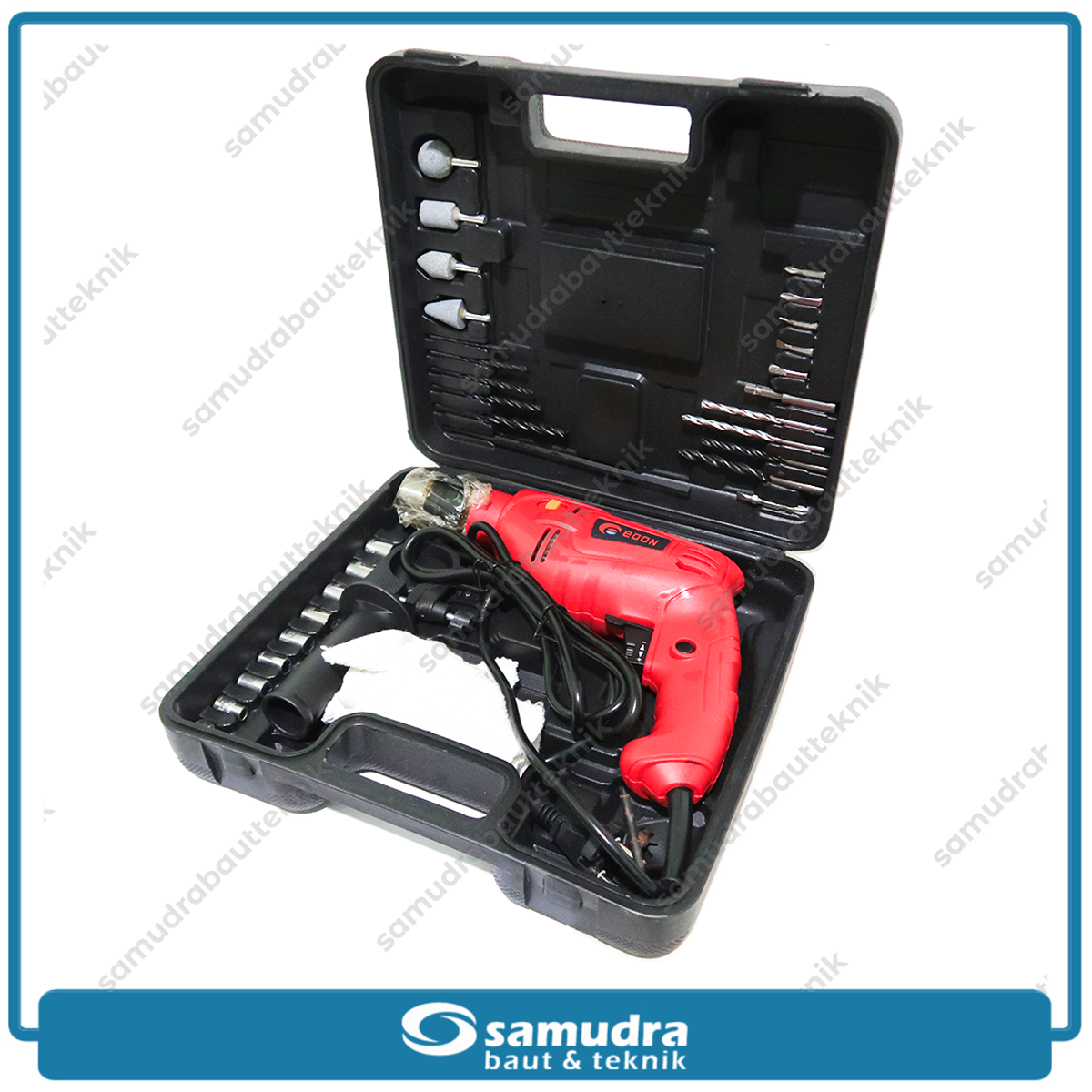 EDON ED5-5513 Mesin Bor Beton Listrik 13 mm Aksesoris Set