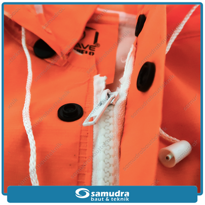 GOSAVE RAINSHIELD 2S Jas Hujan Baju Celana (L) Oranye