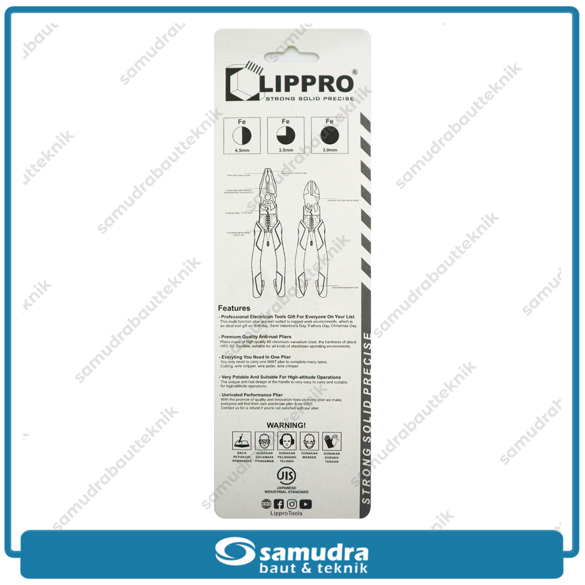 LIPPRO 226MF-8 Tang Potong Multifungsi 8"