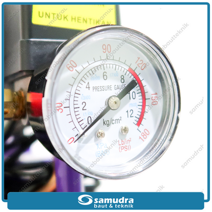 LAKONI BASIC-9S Mesin Kompresor Listrik Oilless 3/4 HP 8 Liter