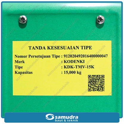 KODENKI KDK-TMV15K Timbangan Duduk Jarum 15 kg / Timbangan Pegas