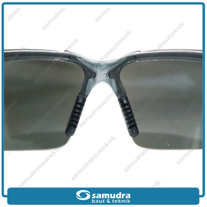 KINGS KY715 Kacamata Safety Hitam Yellow Mirror