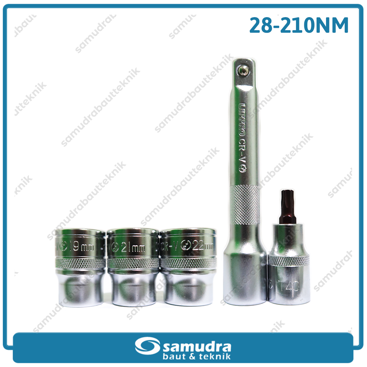 LIPPRO 11068 Kunci Momen Torsi 1/2" 28-210 Nm / Adjustable Torque Wrench