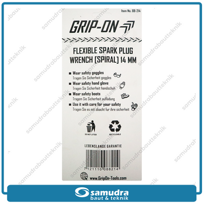 GRIPON 88-214 Kunci Sok T Busi Fleksibel Spiral 14 mm