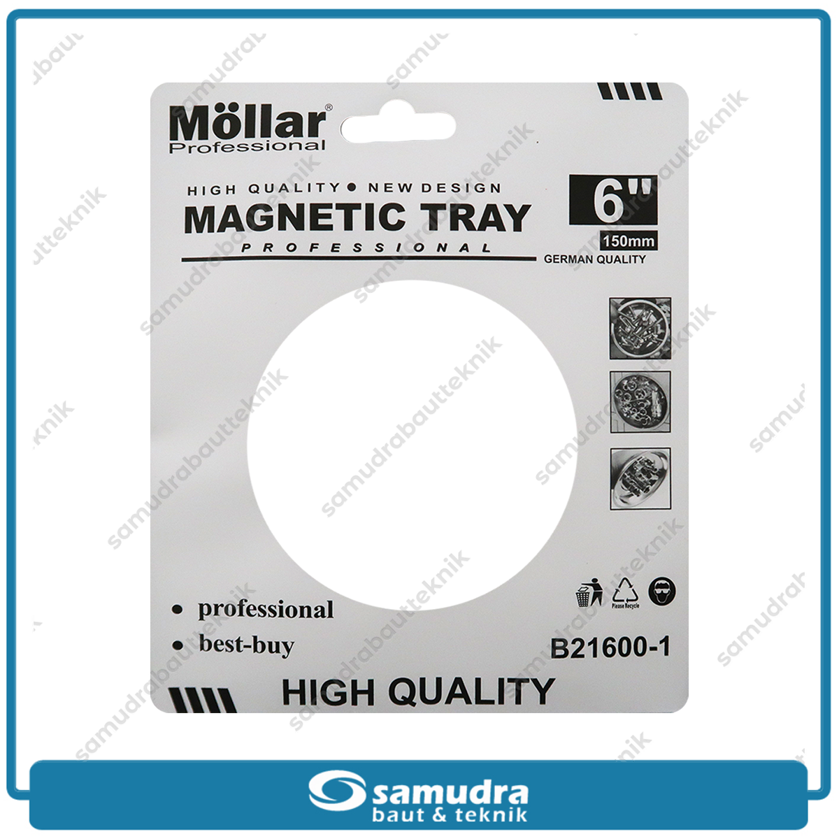 MOLLAR B21600-1 Mangkok Magnet 6" / Magnetic Bowl