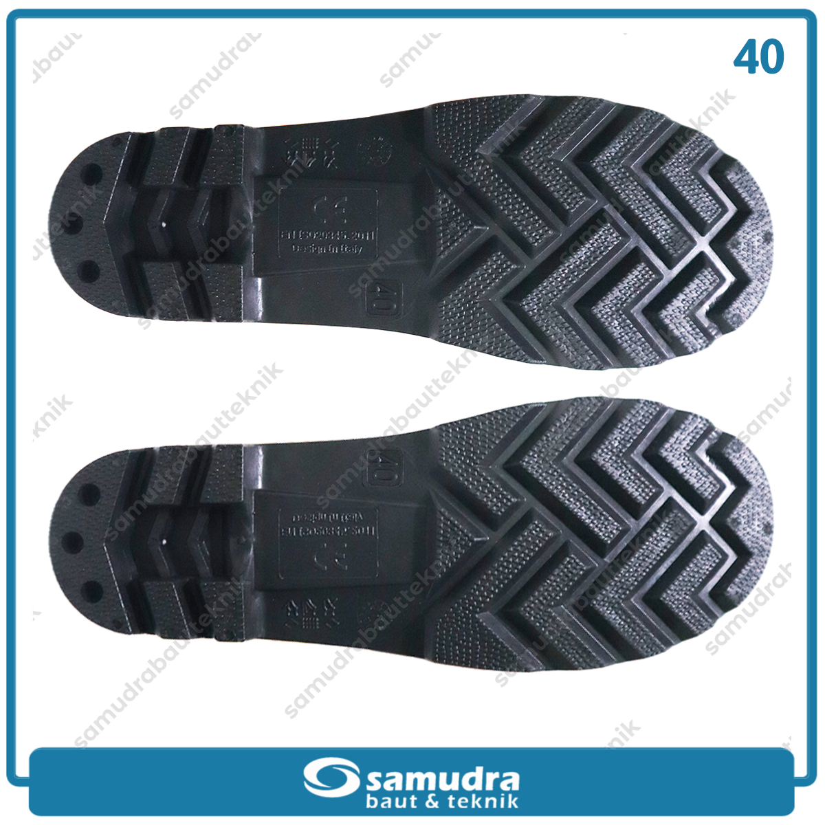 LIPPRO SB186-40 Sepatu Boots Safety Pelindung Besi No. 40