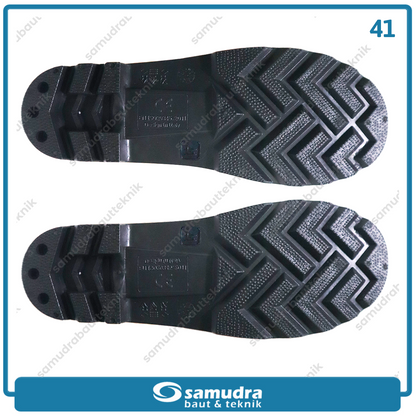 LIPPRO SB186-41 Sepatu Boots Safety Pelindung Besi No. 41