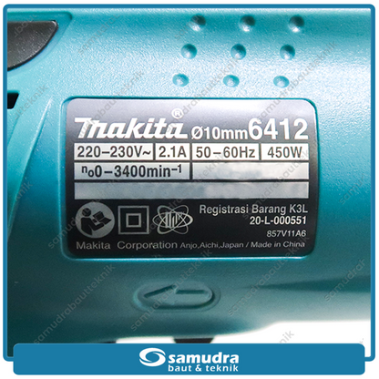 MAKITA 6412 Mesin Bor Listrik 10 mm
