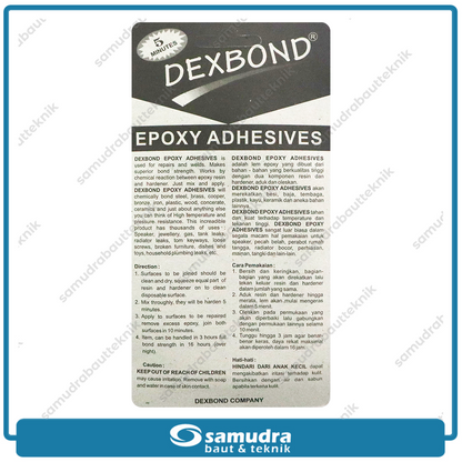 DEXBOND 1 lusin 12 pcs Lem Epoxy 5 menit
