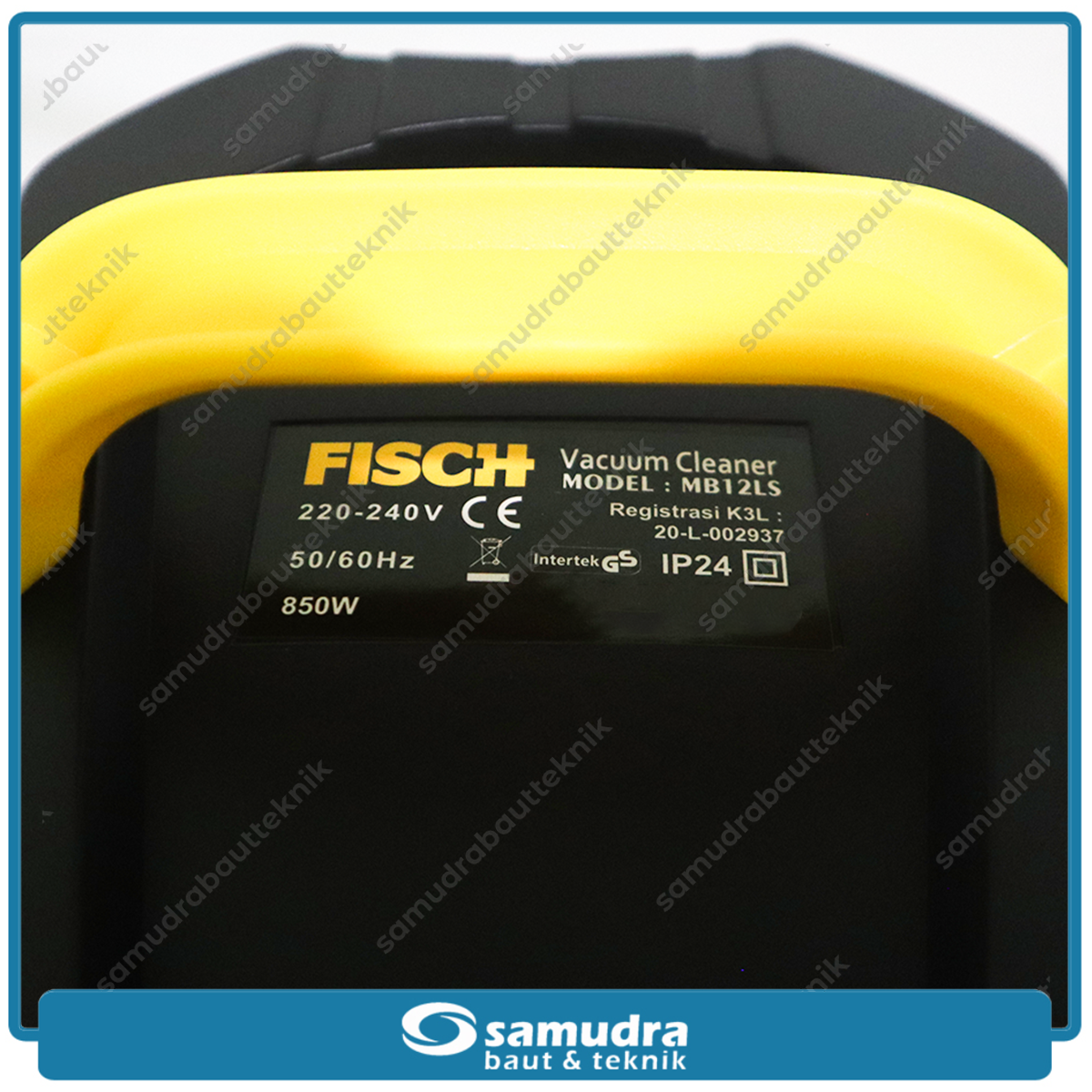 FISCH MB12LS Mesin Vacuum Cleaner Listrik 12 Liter Tabung Stainless