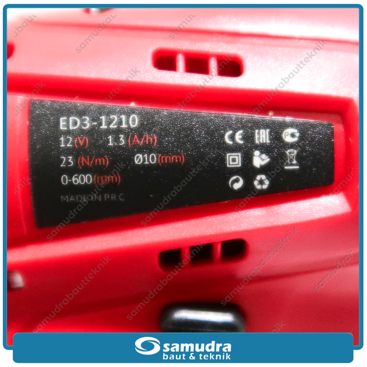 EDON ED3-1210 Mesin Bor Baterai 12V / Cordless Drill 1 Baterai