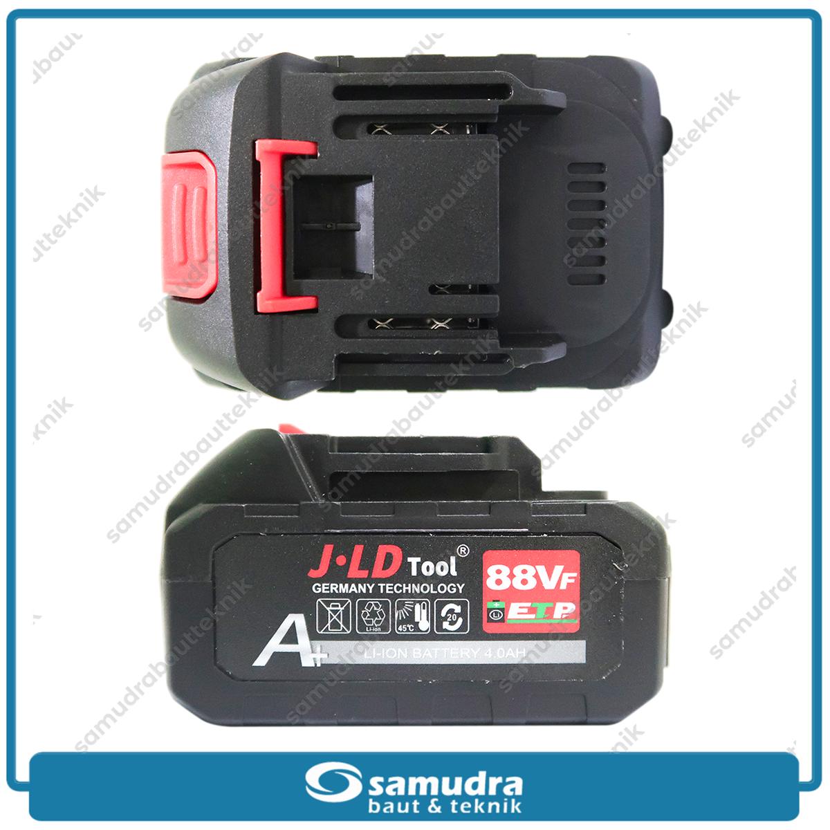 JLD JV88-48V Cordless Impact Wrench 48V - 2 Baterai