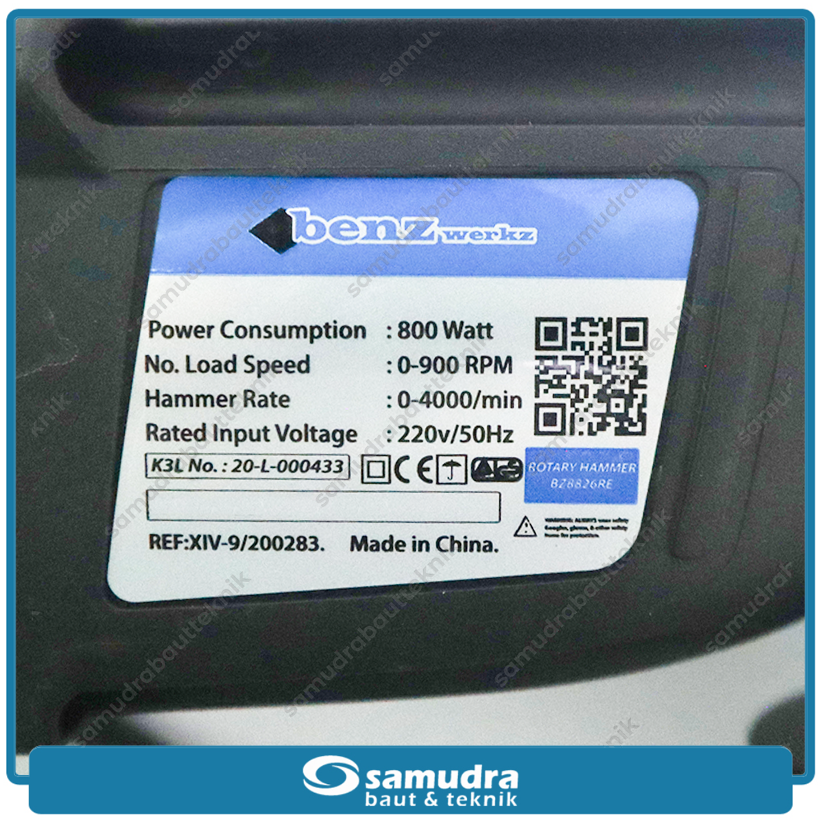 BENZ BZ-8826RE Mesin Bor Bobok SDS Plus 26 mm / Rotary Hammer