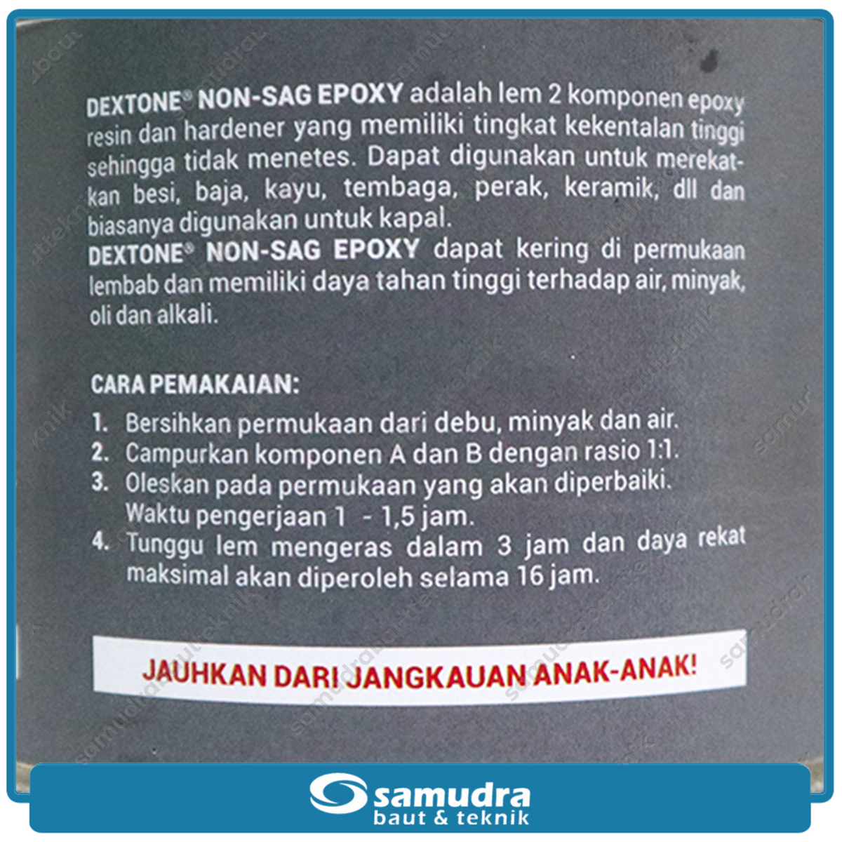 DEXTONE Lem Epoxy Non Sag Besar 400 gram
