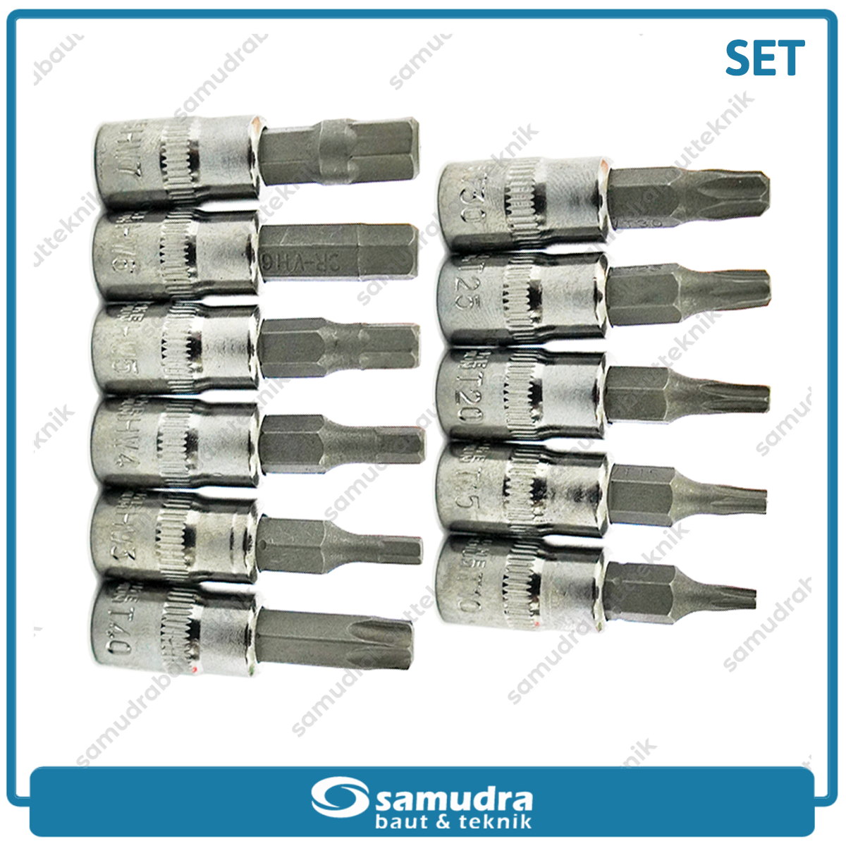 KENMASTER KCSO-105 Kunci Sok Set 46 pcs Box Plastik