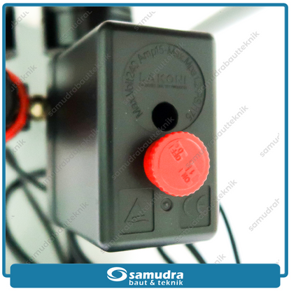 LAKONI FRESCO-130X Mesin Kompresor Listrik Oilless 1 HP 30 Liter