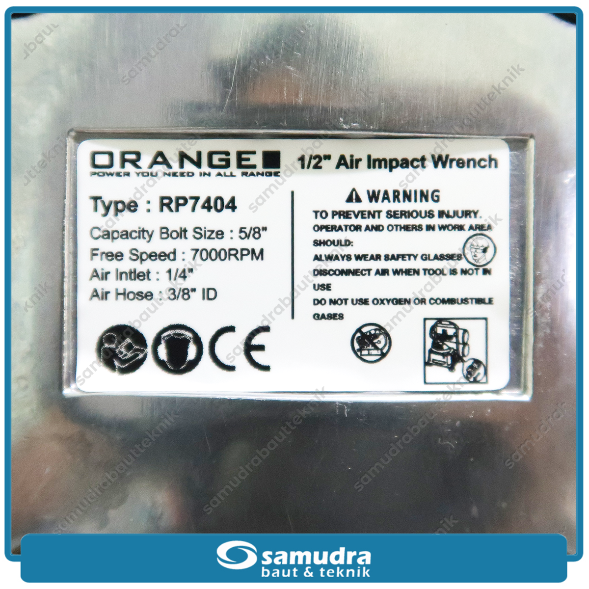 ORANGE 1570-19 Mesin Buka Baut Mobil Angin Kompresor 1/2" / Impact Wrench