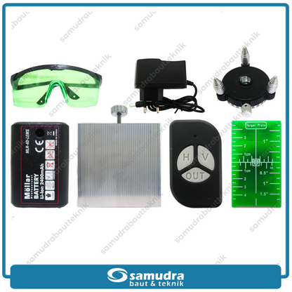 MOLLAR 4D-LEMS Laser Level Meter Green 4D 16 Lines