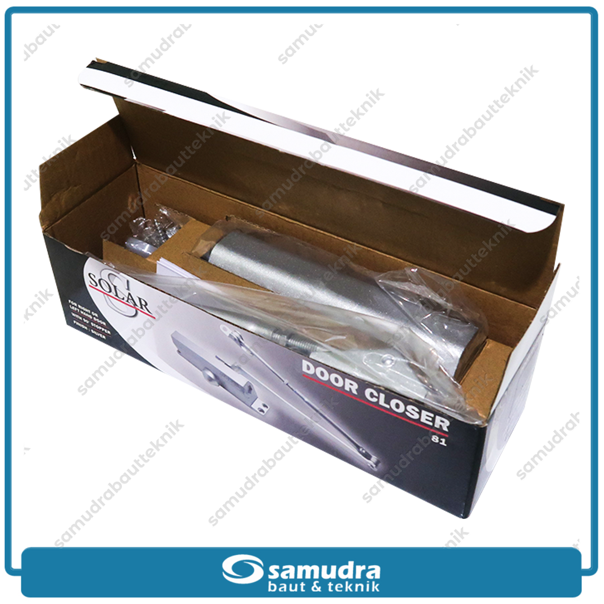HSS 61 Door Closer Silver / Penutup Pintu Otomatis 90 Derajat