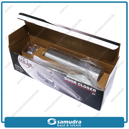 HSS 61 Door Closer Silver / Penutup Pintu Otomatis 90 Derajat