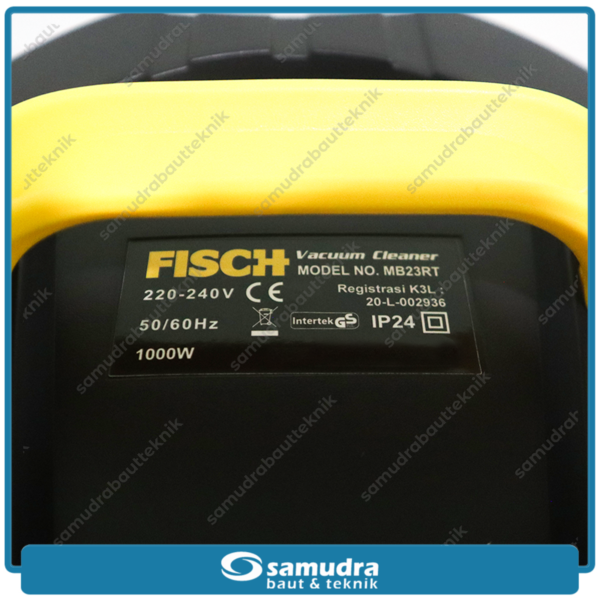 FISCH MB23RT Mesin Vacuum Cleaner Listrik 23 Liter Tabung Stainless
