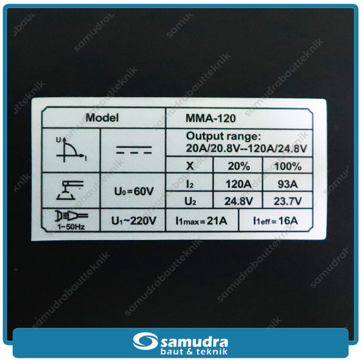 IWA MMA-120 Mesin Las Listrik Inverter 120A