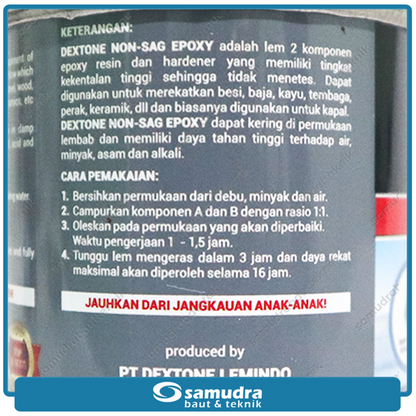 DEXTONE Lem Epoxy Non Sag Kecil 170 gram