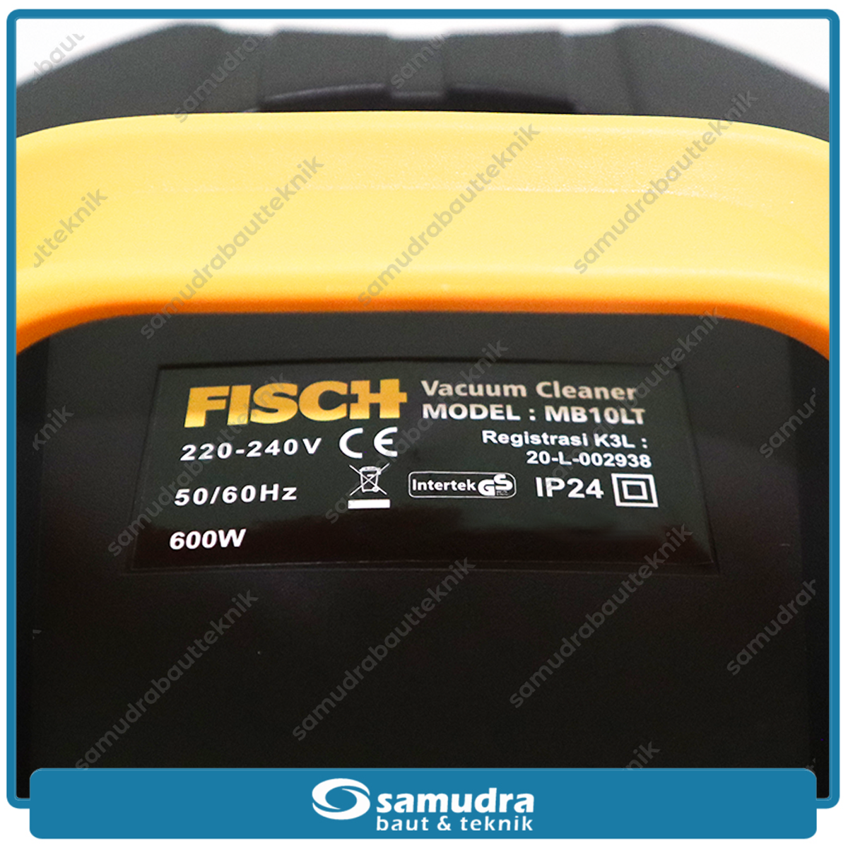 FISCH MB10LT Mesin Vacuum Cleaner Listrik 10 Liter Tabung Plastik