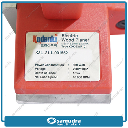 KODENKI KDK-EWP101 Mesin Serut Listrik / Planner
