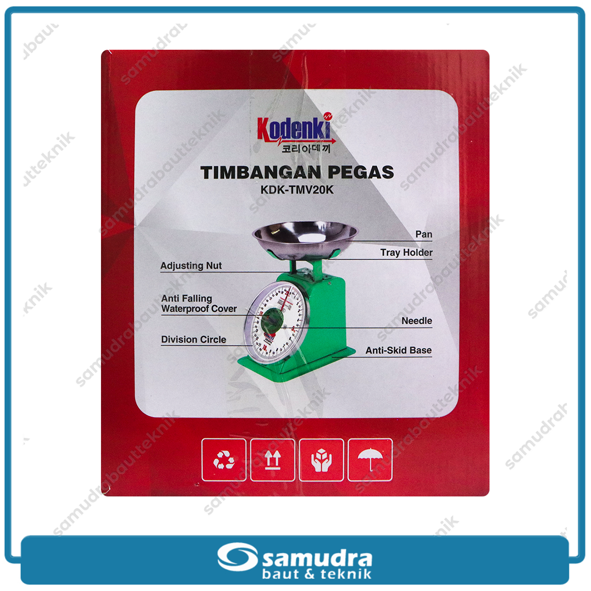 KODENKI KDK-TMV20K Timbangan Duduk Jarum 20 kg / Timbangan Pegas