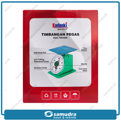 KODENKI KDK-TMV60K Timbangan Duduk Jarum 60 kg / Timbangan Pegas