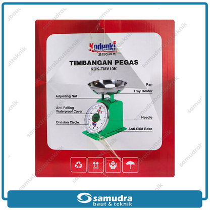 KODENKI KDK-TMV10K Timbangan Duduk Jarum 10 kg / Timbangan Pegas