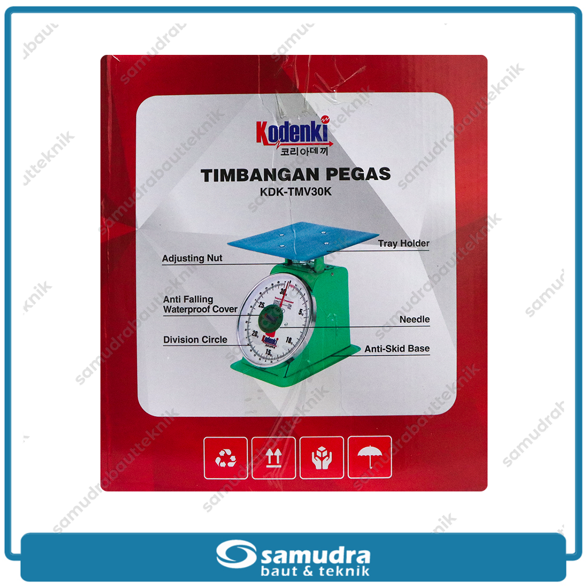 KODENKI KDK-TMV30K Timbangan Duduk Jarum 30 kg / Timbangan Pegas