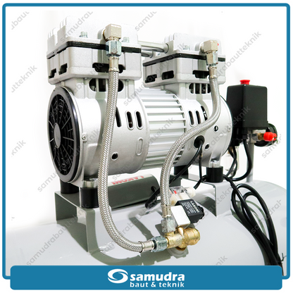 LAKONI FRESCO-130X Mesin Kompresor Listrik Oilless 1 HP 30 Liter