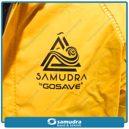 GOSAVE SAMUDRA 2S Jas Hujan Baju Celana (XL) Kuning
