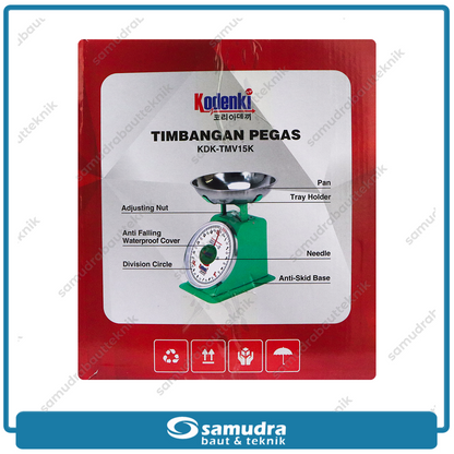 KODENKI KDK-TMV15K Timbangan Duduk Jarum 15 kg / Timbangan Pegas