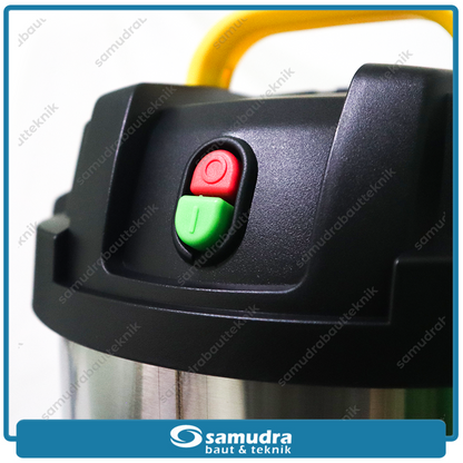 FISCH MB12LS Mesin Vacuum Cleaner Listrik 12 Liter Tabung Stainless