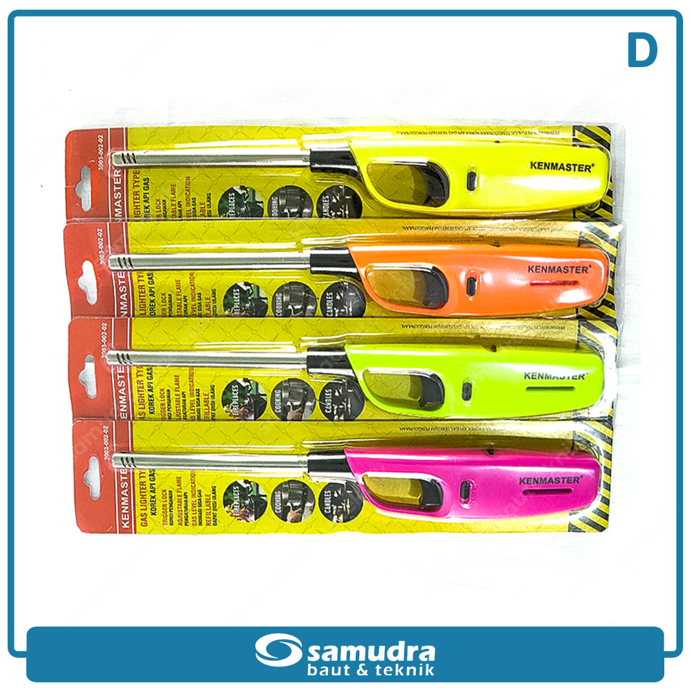 KENMASTER GASS-005 Gas Lighter Tipe D / Korek Api Pemantik